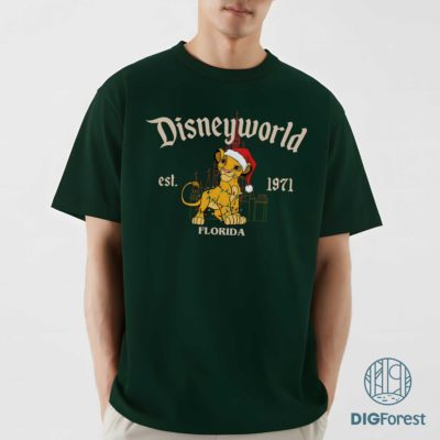 Disneyworld Est 1971 Simba Characters Christmas PNG - Lion King Christmas PNG, Disneyland Family Xmas Disneyworld Est 1971 Simba Characters Christmas PNG - Lion King Christmas PNG, Disneyland Family Xmas