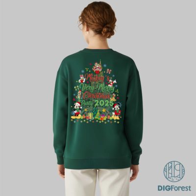 Disney Santa Mickey & Friends Christmas PNG - Mickey’s Very Merry Xmas Matching, Disneyland Family Holiday