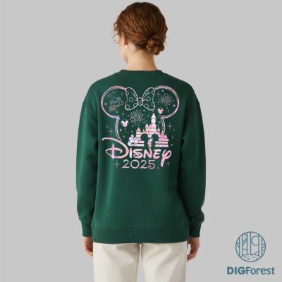 Minnie Disney Vacation 2026 Family Trip PNG - Disneyland & Disneyworld Matching Couple Vacation PNG