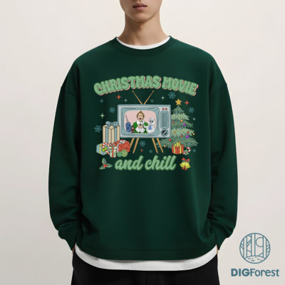 Retro Grinchmas PNG Bundle – Merry Grinchmas Set, Christmas Characters PNG, Christmas Movie PNG