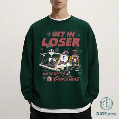 Get In Loser We’re Saving Christmas PNG - Funny Snowman Christmas PNG - Holiday Sublimation Design - Xmas