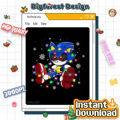 Metal Sonic Christmas PNG – Sonic the Hedgehog Xmas Character, Group Matching Christmas Design