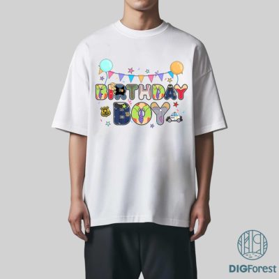 Personalized Zootopia Birthday Boy PNG – Custom Name Birthday Design, Disneyland Zootopia Family with Nick