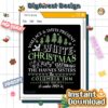 White Christmas PNG – Columbia Inn Pine Tree Vermont Christmas Movie Design
