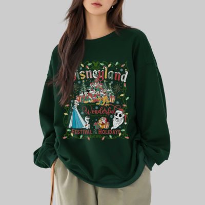 Mickey’s Very Merry Christmas Party 2025 PNG – WDW Mickey & Friends Family Matching Xmas Design