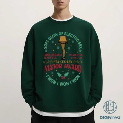 A Christmas Story Fragile Lamp PNG – Fraa Gee Lay Funny Movie Quote, Oh Fudge Holiday Design