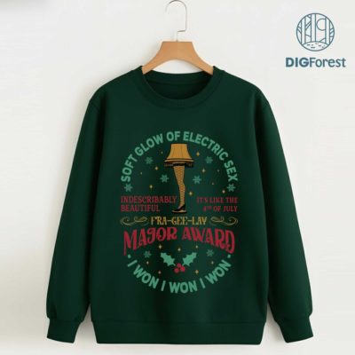 A Christmas Story Fragile Lamp PNG – Fraa Gee Lay Funny Movie Quote, Oh Fudge Holiday Design