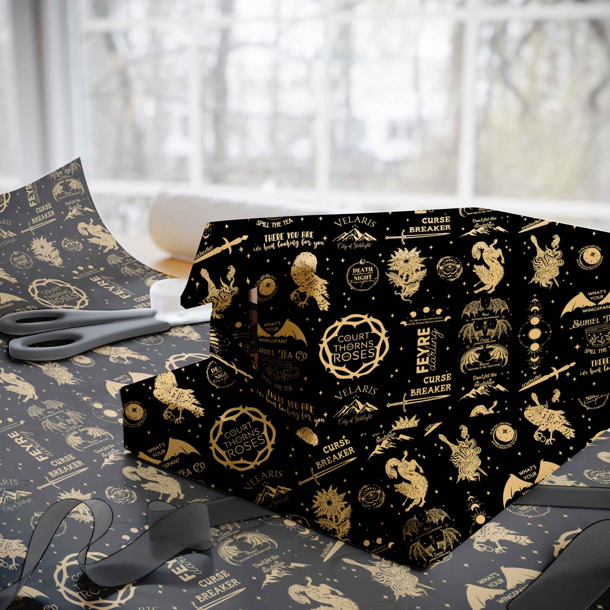 The Night Court Velaris Wrapping Paper – Acotar Christmas Digital Download Gift Wrap The Night Court Velaris Wrapping Paper – Acotar Christmas Digital Download Gift Wrap