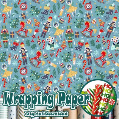 National Lampoon Christmas Wrapping Paper – Griswold & Cousin Eddie Digital Christmas Pattern Download
