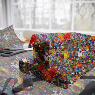 Ghostbusters Gift Wrap – Pop Culture Wrapping Paper, Classic Film Design, Nostalgic Gift Wrap Ghostbusters Gift Wrap – Pop Culture Wrapping Paper, Classic Film Design, Nostalgic Gift Wrap