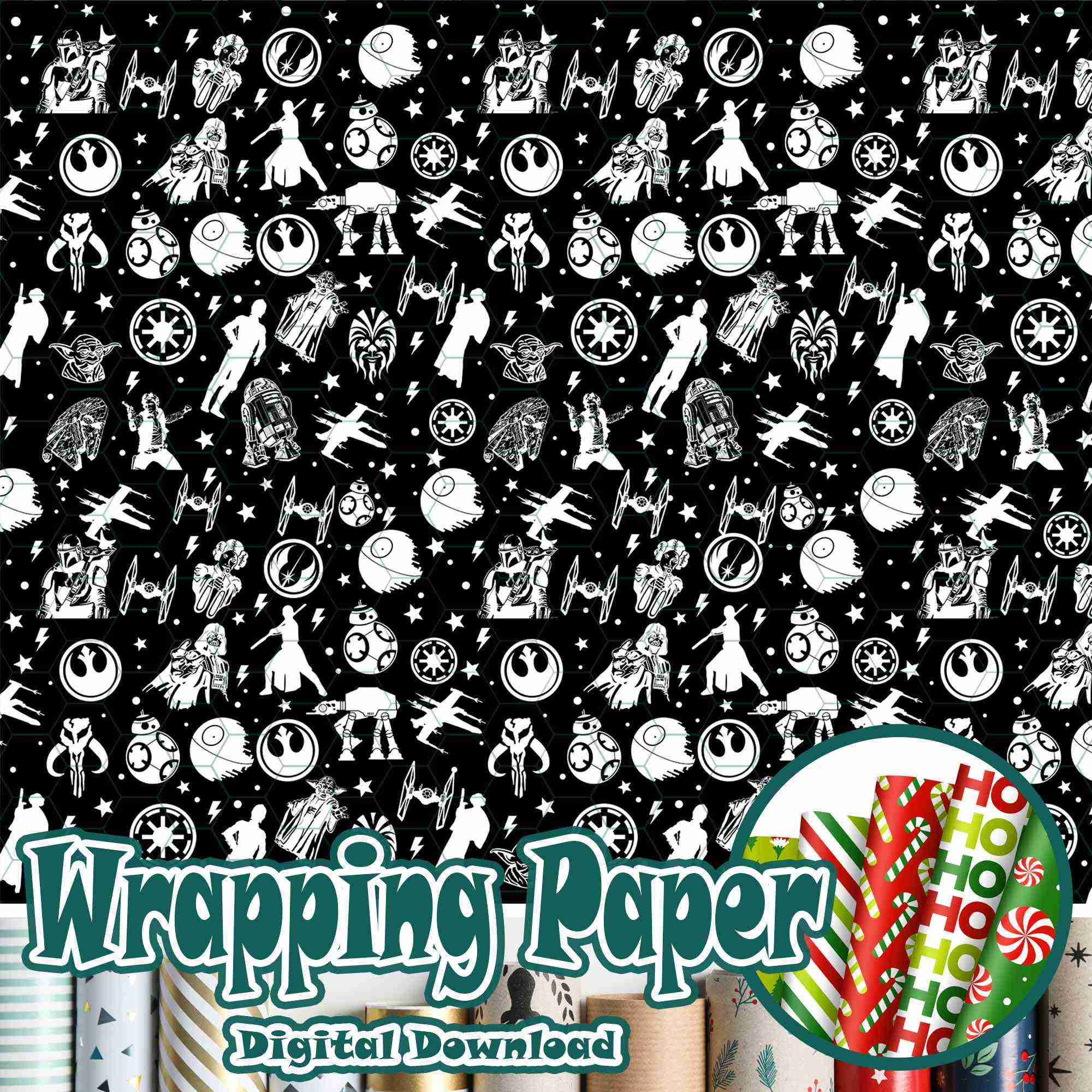 Fear the Dark Side Wrapping Paper – Star Wars Gift Wrap with Darth Vader for Saga Fans Fear the Dark Side Wrapping Paper – Star Wars Gift Wrap with Darth Vader for Saga Fans