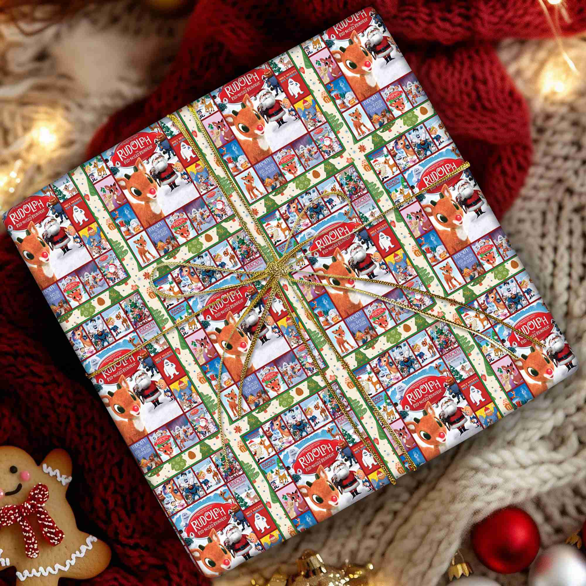 Vintage Rudolph Red Nosed Reindeer Wrapping Paper – Classic Christmas Movie Gift Wrap Vintage Rudolph Red Nosed Reindeer Wrapping Paper – Classic Christmas Movie Gift Wrap