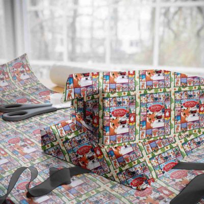 Vintage Rudolph Red Nosed Reindeer Wrapping Paper – Classic Christmas Movie Gift Wrap Vintage Rudolph Red Nosed Reindeer Wrapping Paper – Classic Christmas Movie Gift Wrap