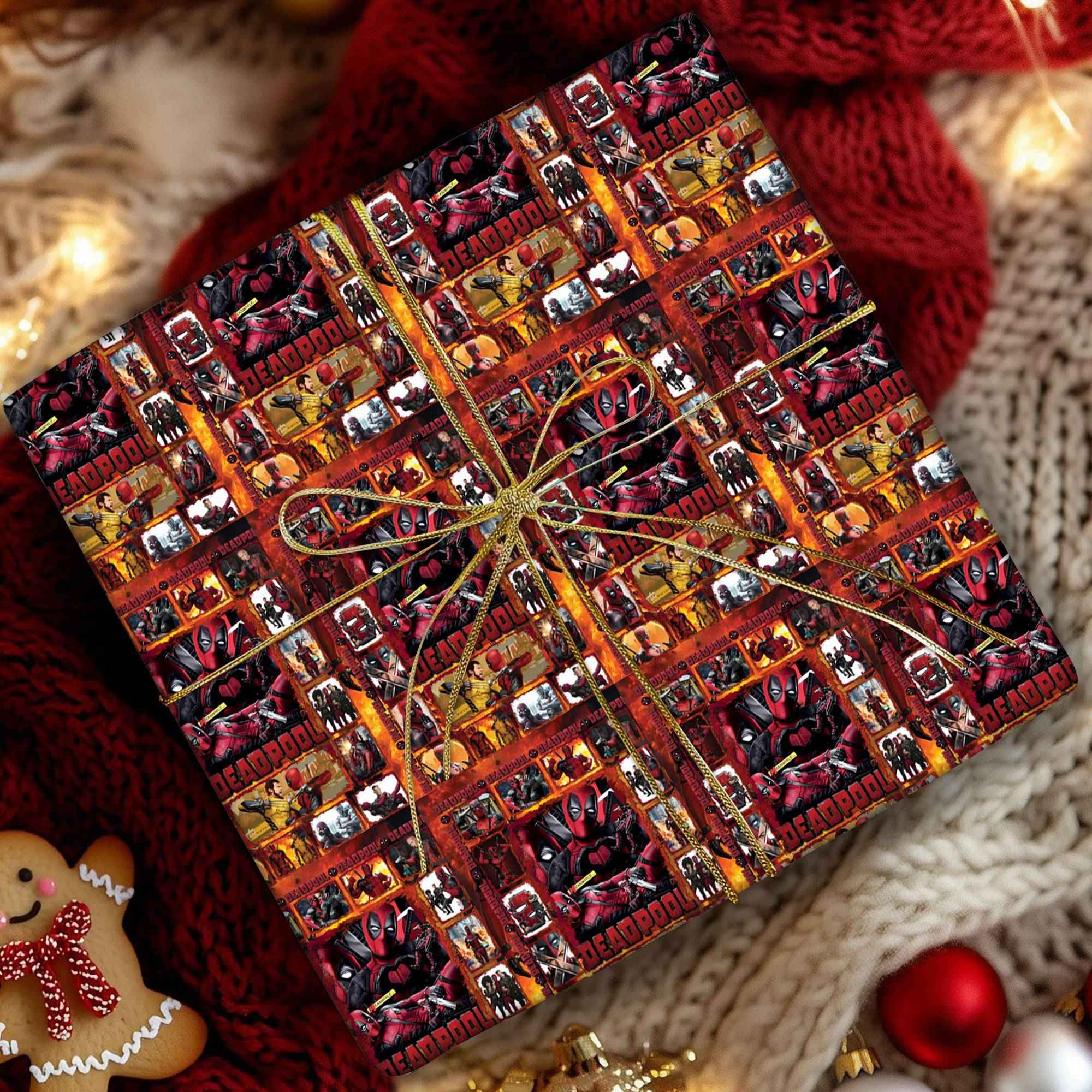 Deadpool Wrapping Paper – Superhero Gift Wrap for Comic Book Birthday & Holiday Christmas Gifts Deadpool Wrapping Paper – Superhero Gift Wrap for Comic Book Birthday & Holiday Christmas Gifts