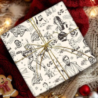 Fear the Dark Side Wrapping Paper – Star Wars Gift Wrap with Darth Vader for Saga Fans Fear the Dark Side Wrapping Paper – Star Wars Gift Wrap with Darth Vader for Saga Fans