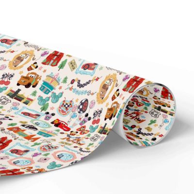 Disney Cars Christmas Wrapping Paper – Lightning McQueen & Mater Holiday Gift Wrap Disney Cars Christmas Wrapping Paper – Lightning McQueen & Mater Holiday Gift Wrap