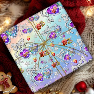 Descendants Zombies World Tour 2025 Wrap – Rise of Red Disney Christmas Gift Paper