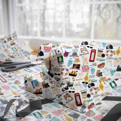 Camp Walden Christmas Vacation Wrapping Paper – Funny Xmas Movie Gift Wrap, Holiday Christmas Gifts