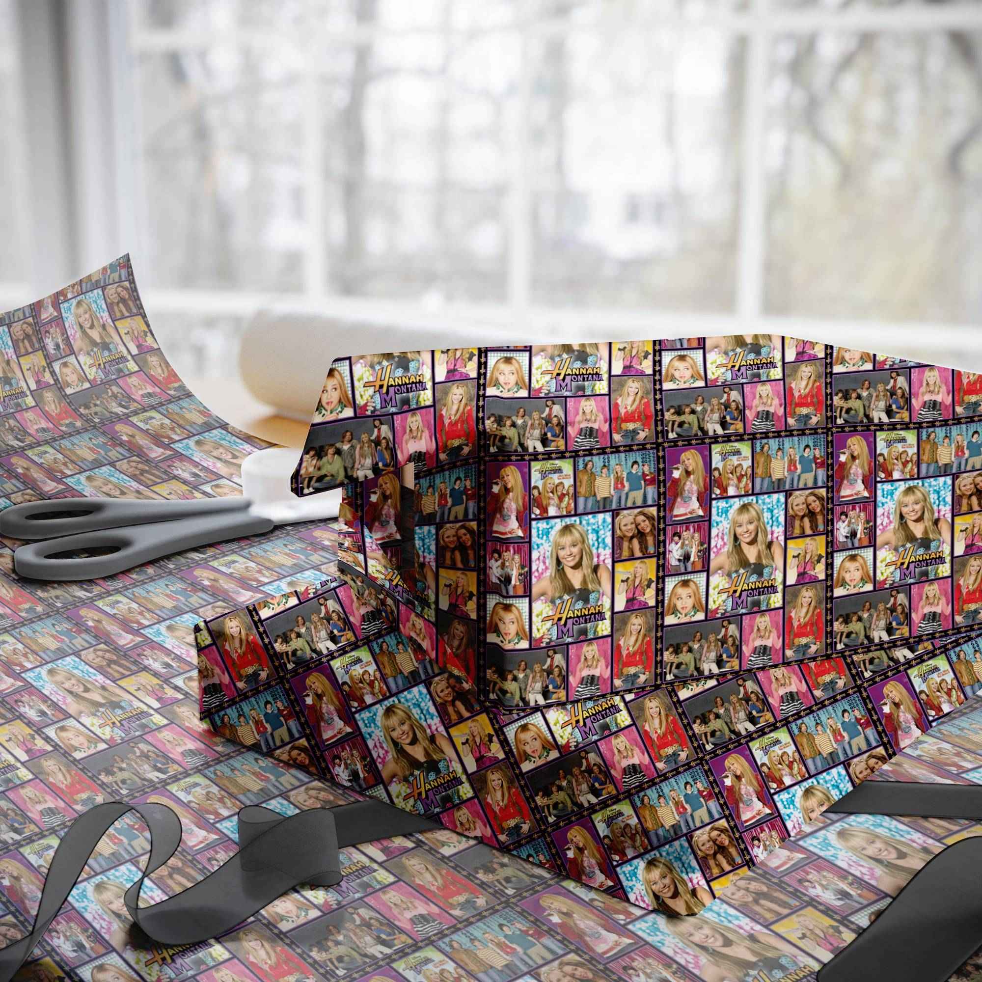 Hannah Montana Gift Wrapping Paper – Colorful Birthday Wrap, Fun Party Supplies, Kid-Friendly Wrap Hannah Montana Gift Wrapping Paper – Colorful Birthday Wrap, Fun Party Supplies, Kid-Friendly Wrap