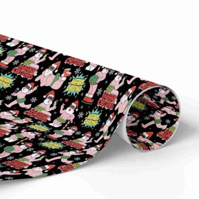 Vintage Santa Wrapping Paper – Antique Santa Claus Christmas Gift Wrap, Traditional Festive Holiday Rolls