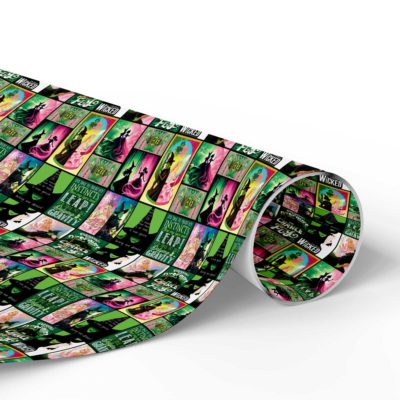 Wicked Wrapping Paper – Elphaba & Glinda “Changed for Good” Design, Christmas Holiday Gift Wrap Wicked Wrapping Paper – Elphaba & Glinda “Changed for Good” Design, Christmas Holiday Gift Wrap