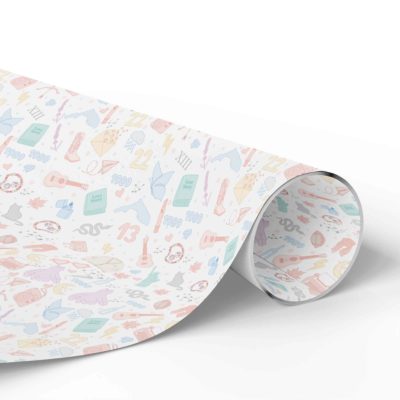 The Life Of A Princess Seamless Pattern – Eras Tour Inspired Paper, Birthday Gift Wrap For Fans