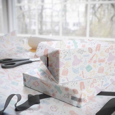 The Life Of A Princess Seamless Pattern – Eras Tour Inspired Paper, Birthday Gift Wrap For Fans