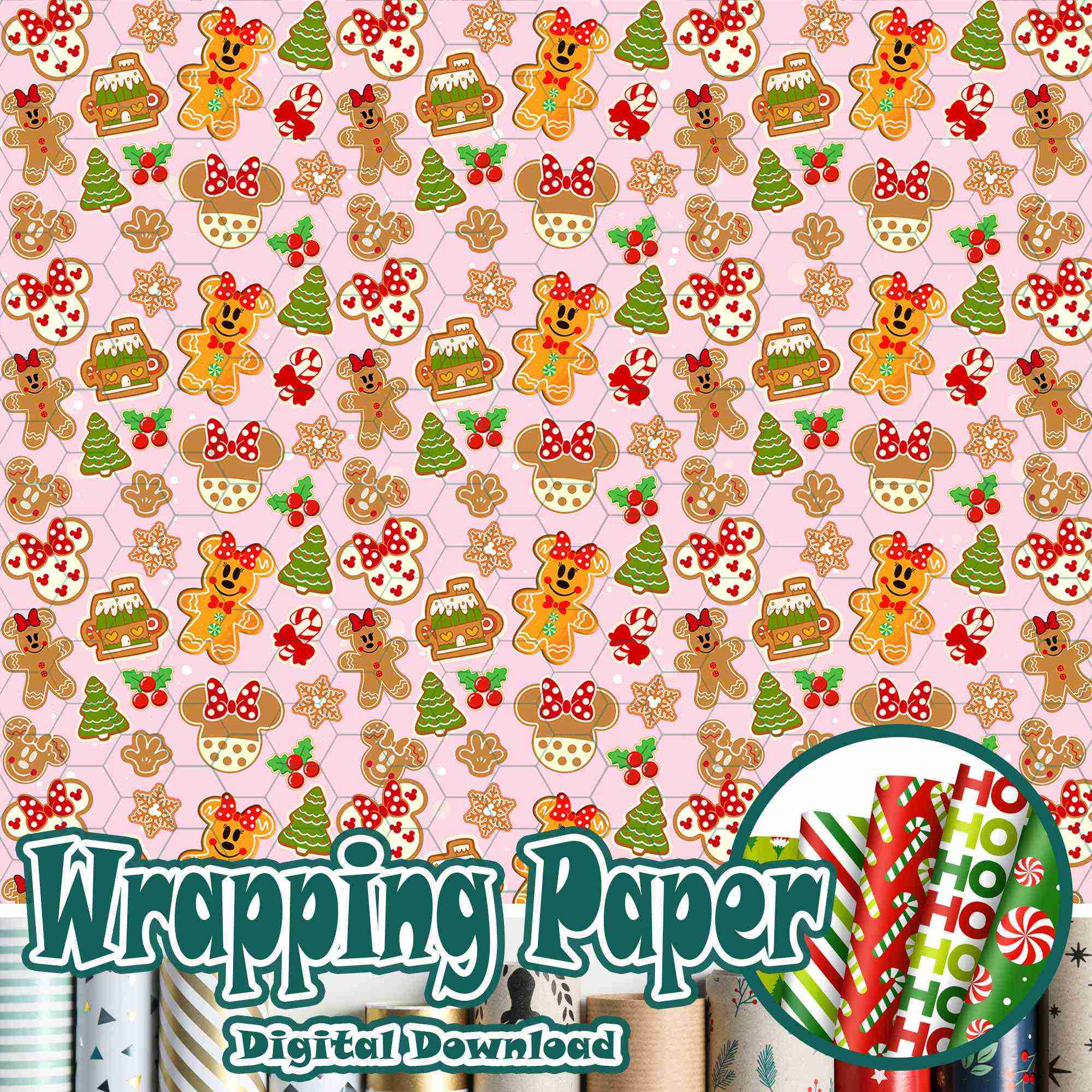 Disneyland Christmas Seamless Pattern – Mickey & Friends Xmas Gift Wrap, Holiday Paper, Christmas Packaging Disneyland Christmas Seamless Pattern – Mickey & Friends Xmas Gift Wrap, Holiday Paper, Christmas Packaging