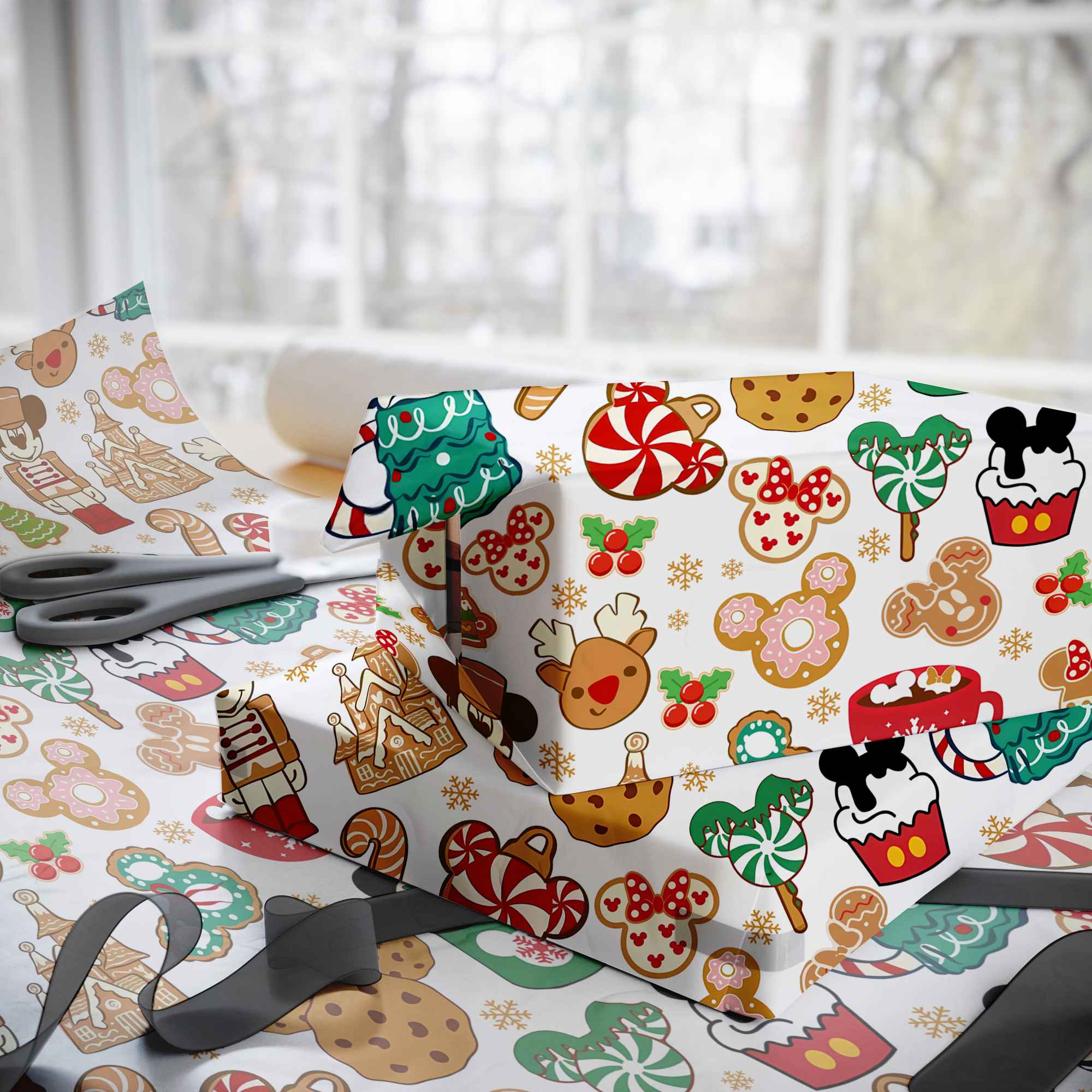 Disneyland Mickey and Friends Seamless Pattern – Christmas Gift Pattern 2025 Disneyland Holiday Christmas Gifts Disneyland Mickey and Friends Seamless Pattern – Christmas Gift Pattern 2025 Disneyland Holiday Christmas Gifts