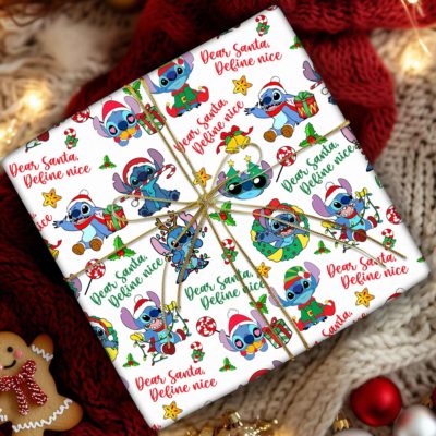 Disneyland Stitch and Lilo Holiday Seamless Pattern – Stitch Christmas Gift Wrap, Disneyland Birthday Gift Disneyland Stitch and Lilo Holiday Seamless Pattern – Stitch Christmas Gift Wrap, Disneyland Birthday Gift