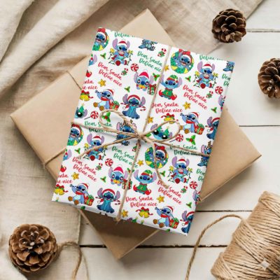 Disneyland Stitch and Lilo Holiday Seamless Pattern – Stitch Christmas Gift Wrap, Disneyland Birthday Gift Disneyland Stitch and Lilo Holiday Seamless Pattern – Stitch Christmas Gift Wrap, Disneyland Birthday Gift