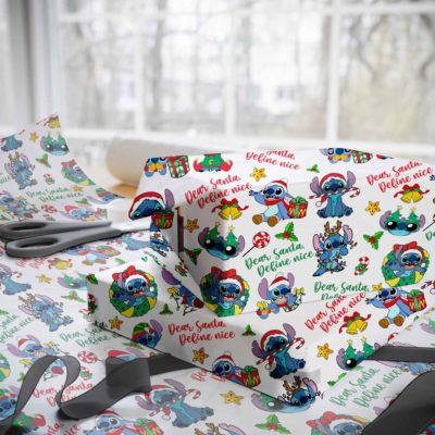 Disneyland Stitch and Lilo Holiday Seamless Pattern – Stitch Christmas Gift Wrap, Disneyland Birthday Gift Disneyland Stitch and Lilo Holiday Seamless Pattern – Stitch Christmas Gift Wrap, Disneyland Birthday Gift