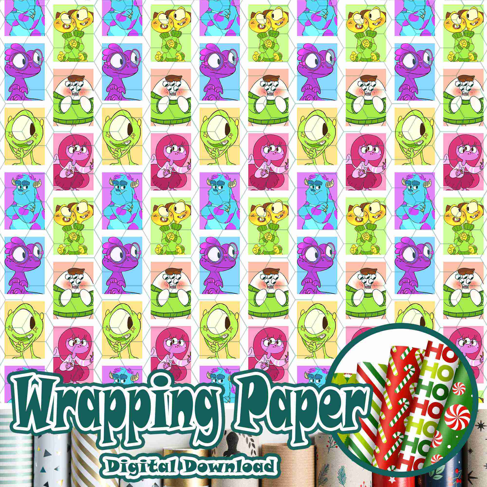 Disneyland Monsters Inc Seamless Pattern – Mike Wazowski Sulley Digital Paper 2025 Family Matching Christmas Disneyland Monsters Inc Seamless Pattern – Mike Wazowski Sulley Digital Paper 2025 Family Matching Christmas