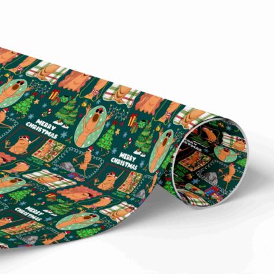 Marcus the Worm Wrapping Paper – Funny Christmas Gift Wrap, Marcus Holiday Wrapping Design Marcus the Worm Wrapping Paper – Funny Christmas Gift Wrap, Marcus Holiday Wrapping Design