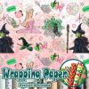 Wicked Movie Wrapping Paper – Glinda & Elphaba Green/Pink Matching, 2025 Christmas Holiday Gift Paper Wicked Movie Wrapping Paper – Glinda & Elphaba Green/Pink Matching, 2025 Christmas Holiday Gift Paper