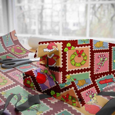Festive Christmas Grinch Wrapping Paper – Fun Colorful Holiday Gift Wrap Supplies Festive Christmas Grinch Wrapping Paper – Fun Colorful Holiday Gift Wrap Supplies