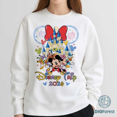 Disney Family Vacation 2026 PNG Bundle – Cute Family Trip Graphic, Matching Travel Shirt Printable Design