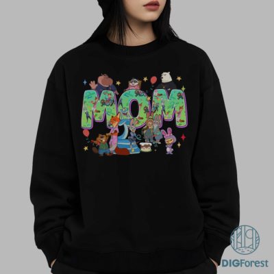 Zootopia PNG Cliparts Bundle – Disney Family Matching, Zootropolis Zoomania Clip Arts Pack