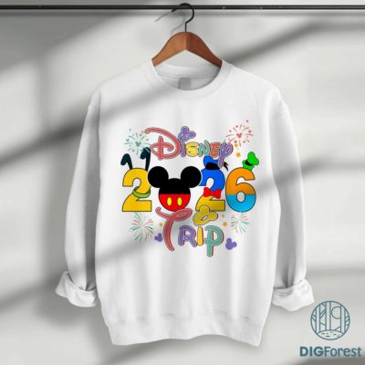 Disney Family Vacation 2026 PNG – Disney Trip Matching Design, Disneyland Family Squad Graphic