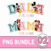 Mickey Minnie Mama Dada PNG Bundle – Mother’s & Father’s Day Download, Disneyland Family Mom Dad Design