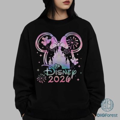 Disney Family Vacation 2026 PNG Bundle – Mickey Castle Disneyland Trip, Family Matching Holiday Design