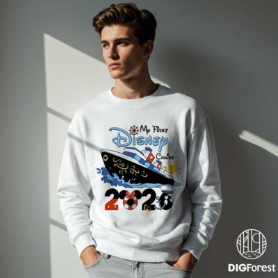 My First Disney Cruise Trip PNG – Mickey & Friends Family Cruise Vacation Matching Design, WDW