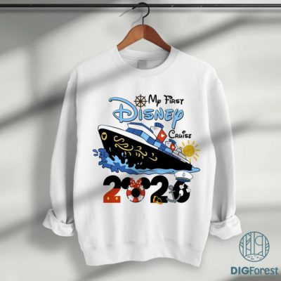 My First Disney Cruise Trip PNG – Mickey & Friends Family Cruise Vacation Matching Design, WDW