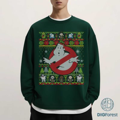 Ghostbusters Ugly Christmas PNG – Marshmallow Man Holiday Design, Classic Movie Xmas Graphic Ghostbusters Ugly Christmas PNG – Marshmallow Man Holiday Design, Classic Movie Xmas Graphic