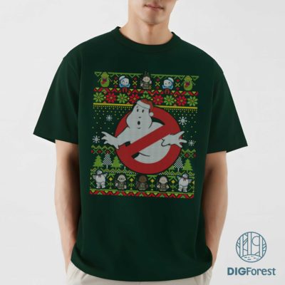 Ghostbusters Ugly Christmas PNG – Marshmallow Man Holiday Design, Classic Movie Xmas Graphic Ghostbusters Ugly Christmas PNG – Marshmallow Man Holiday Design, Classic Movie Xmas Graphic