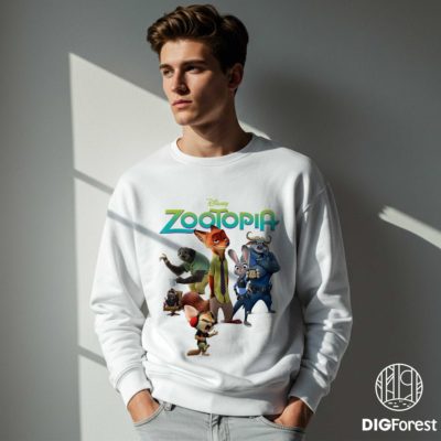 Zootopia Character Group PNG – Cartoon Sublimation Cliparts, Zootropolis Zoomania Clip Art