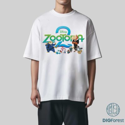 Zootopia 2 Characters PNG – Judy Hopps, Nick Wilde & Gary De’Snake Family Matching Birthday Design