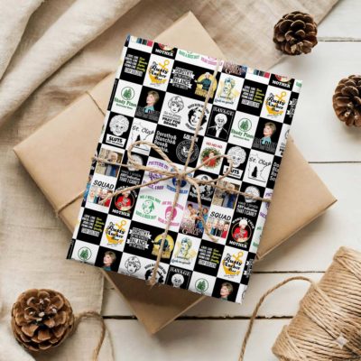 The Golden Girls Christmas Wrapping Paper – Funny 80s TV Show Holiday Gift Wrap with Sophia, Dorothy, Rose & Blanche The Golden Girls Christmas Wrapping Paper – Funny 80s TV Show Holiday Gift Wrap with Sophia, Dorothy, Rose & Blanche