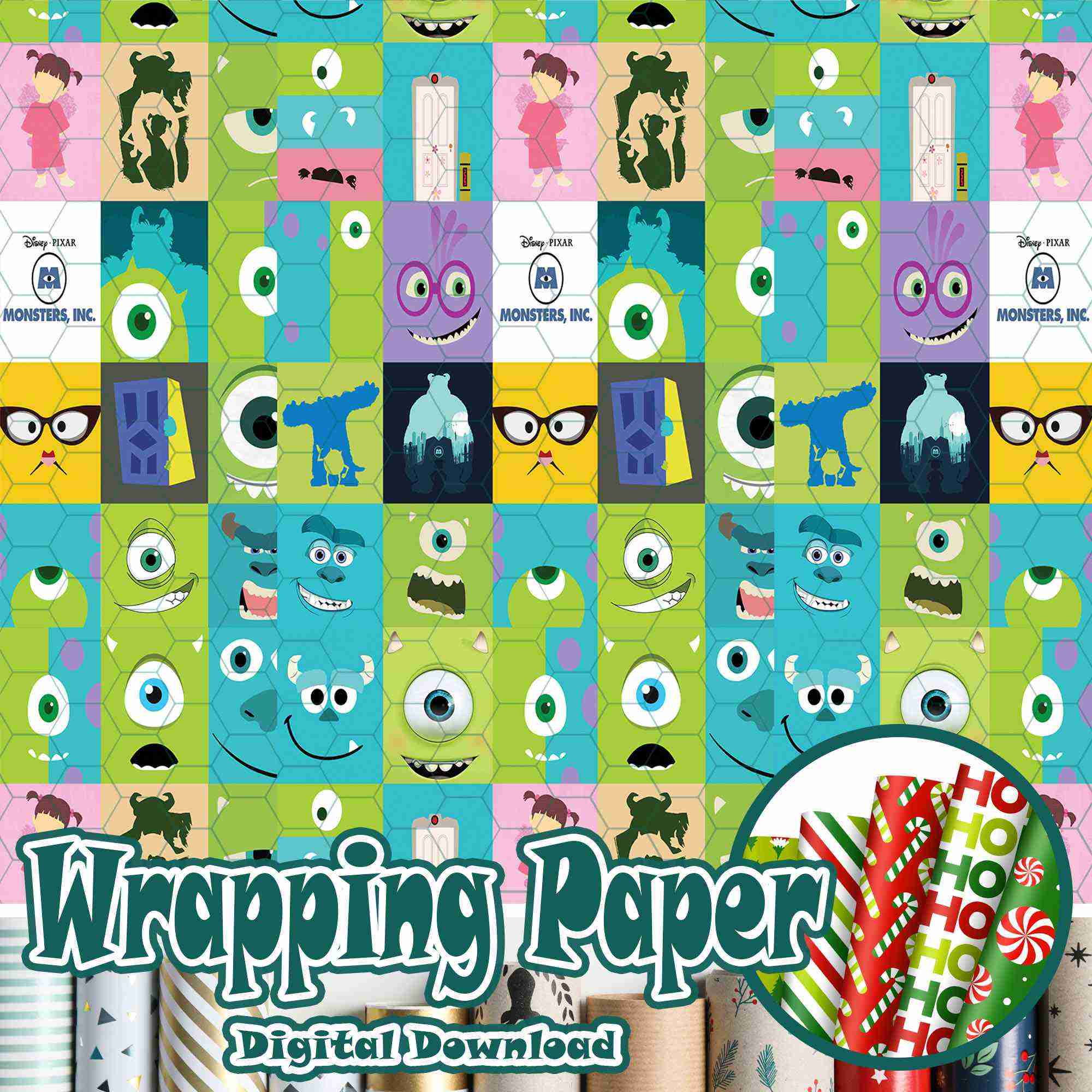 Monsters Inc Seamless Pattern – Mike & Sulley Wrap PNG Disneyland Paper 2025 Xmas Gift Monsters Inc Seamless Pattern – Mike & Sulley Wrap PNG Disneyland Paper 2025 Xmas Gift