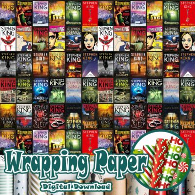 Stephen King Books Hershey Miniatures Wrappers – Horror Novel-Themed Candy Labels for Party Favors